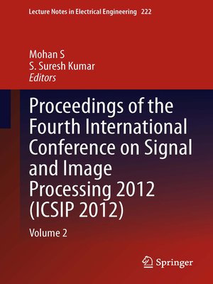 cover image of Proceedings of the Fourth International Conference on Signal and Image Processing 2012 (ICSIP 2012)